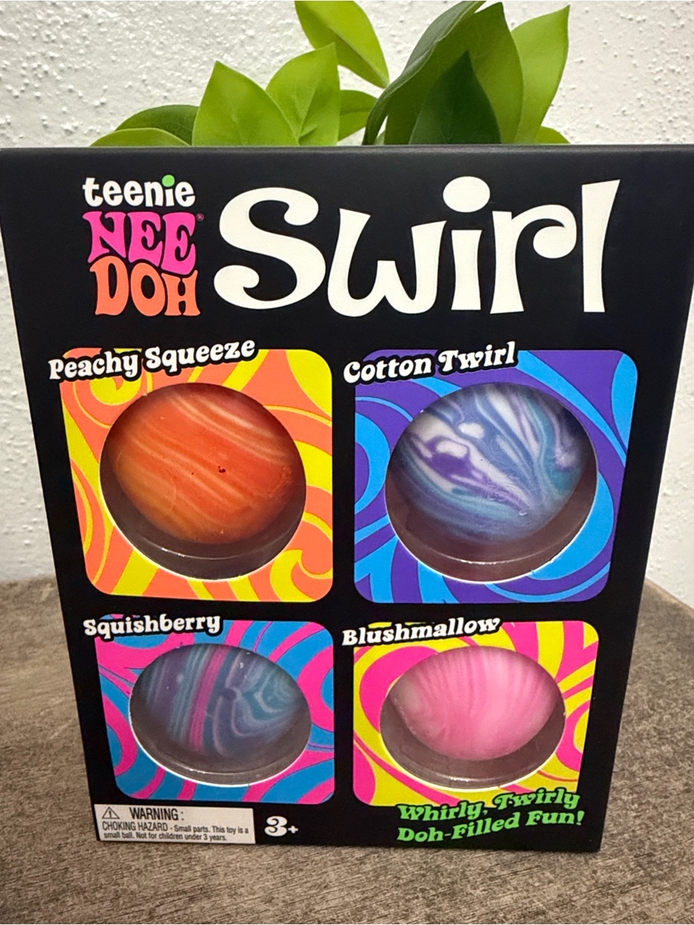 Nee do Swirl Kids Toy Set - Peachy Orange, Purple/Blue, Gray/Pink, Pink
